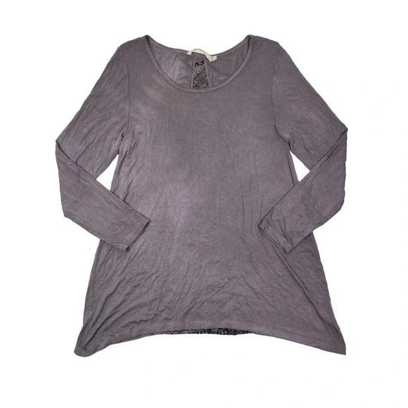 Soft Surroundings Purple Long Sleeve Mystical Moonrise Top - Picture 2 of 5